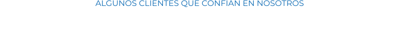 ALGUNOS CLIENTES QUE CONFIAN EN NOSOTROS INGENIERIA UNO provee servicios a empresas de diferentes rubros, brindando una atención personalizada  y ajustada las medidas de las necesidades de cada uno de sus clientes